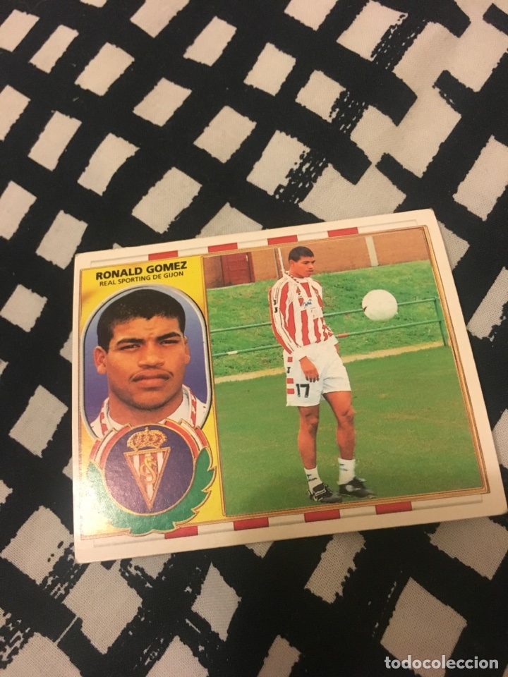 Cromos de f&uacute;tbol: Ronald G&oacute;mez este 1996 1997 este 96 97 - Foto 1