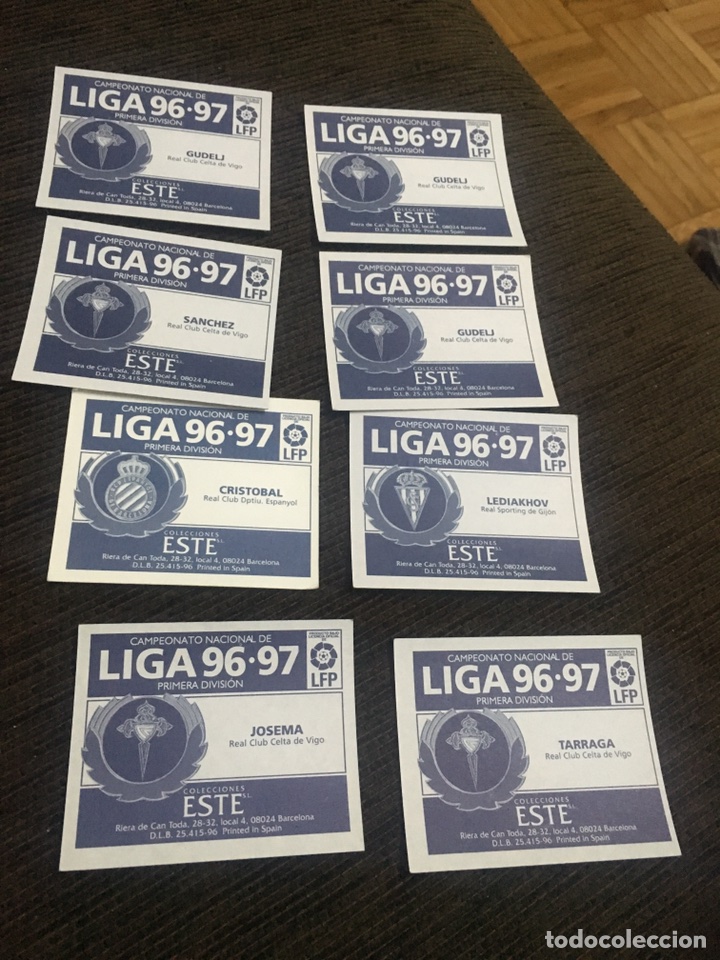 Cromos de f&uacute;tbol: S&aacute;nchez 1996 1997 este 96 97 sin pegar - Foto 2