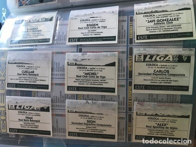 Cromos de f&uacute;tbol: COMPOSTELA-- CARLOS COLOCA ED.ESTE 97-98 VENTANILLA - Foto 2