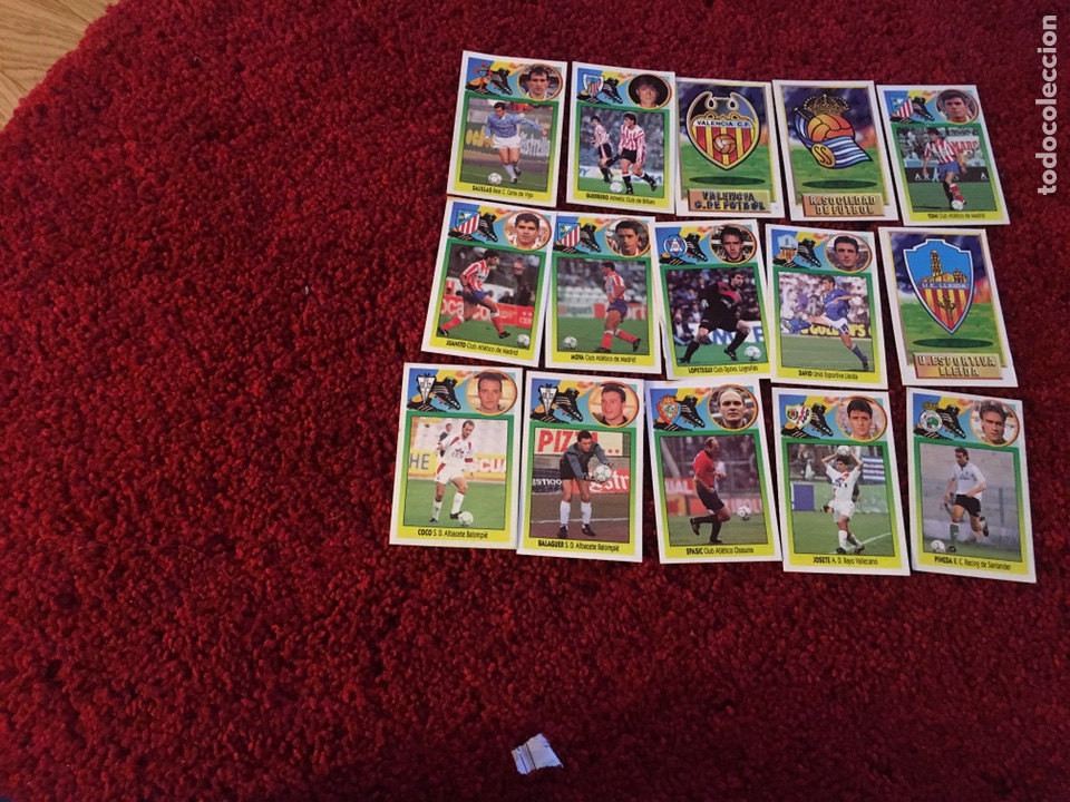 Cromos de f&uacute;tbol: David 1993 1994 este 93 94 despegado - Foto 1
