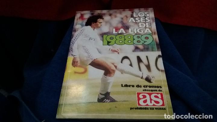 Figurine di Calcio: AS CROMO CROMOS LOS ASES DE LA LIGA 1988 88/89. LEER