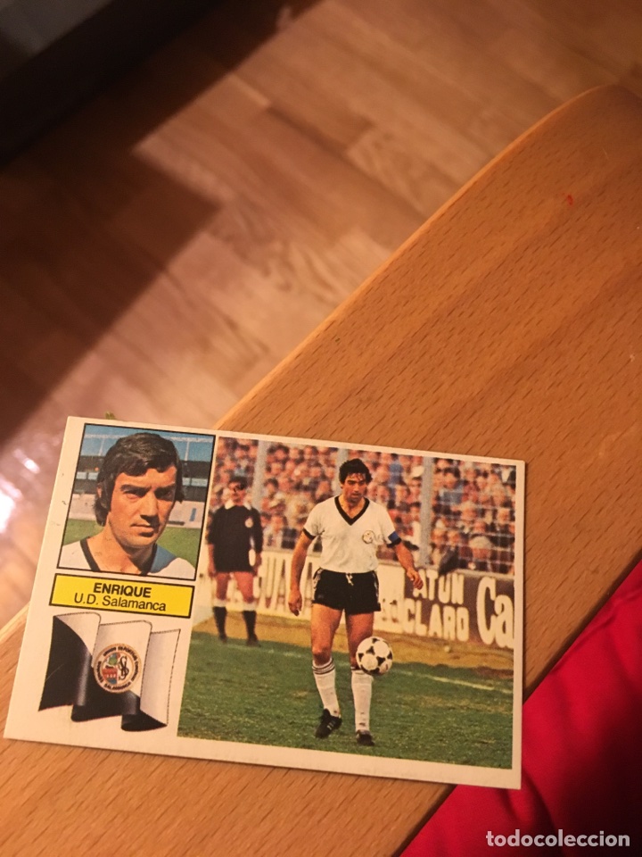 Cromos de f&uacute;tbol: Enrique 1982 1983 este 82 83 - Foto 1
