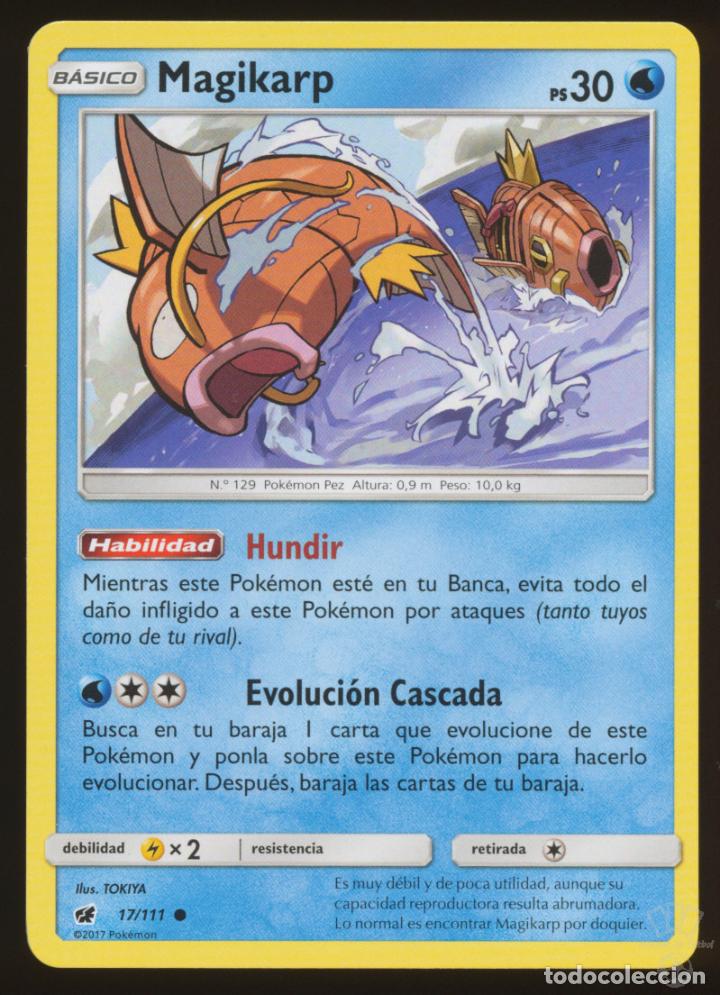 Cromos de F&uacute;tbol: #17/111. MAGIKARP - S&L Invasion Carmesi (Crimson Invasion) - Pokemon Trading Card/Carta