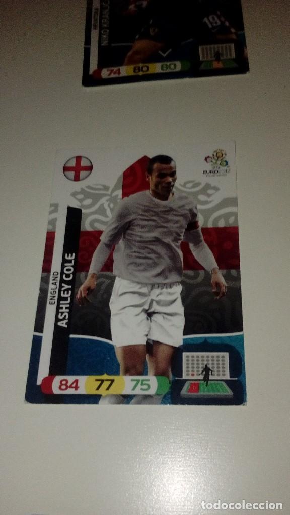 Fu&szlig;ball-Sticker: caj-140118 FICHA CROMO PANINI ADRENALYN EURO2012 UEFA POLAND INGLATERRA ASHLEY COLE