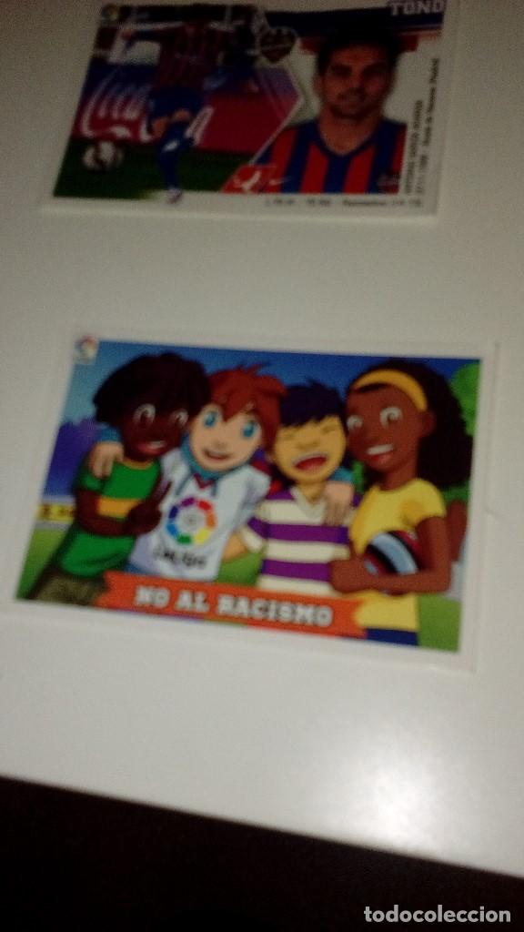 Cromos de F&uacute;tbol: caj-140118 CROMO ESTE LIGA ESTE 2015 2016 15 16 NO AL RACISMO