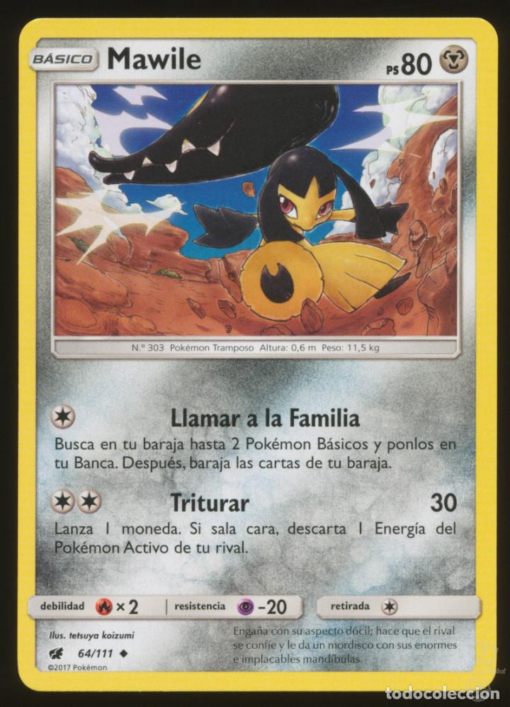 Cromos de f&uacute;tbol: #64/111. MAWILE - S&L Invasion Carmesi (Crimson Invasion) - Pokemon Trading Card/Carta