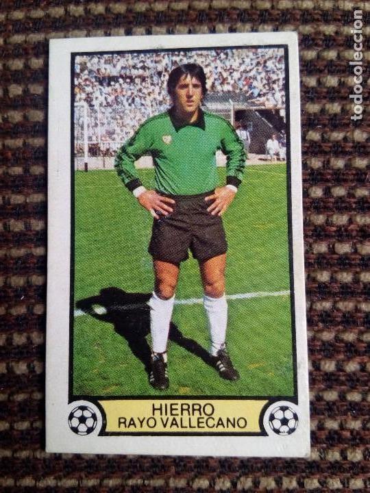 Cromos de f&uacute;tbol: Este 79 80 hierro del rayo vallecano - Foto 1