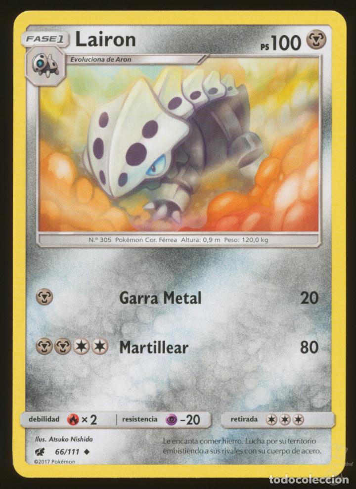 #66/111. LAIRON - S&L Invasion Carmesi (Crimson Invasion) - Pokemon Trading  Card/Carta