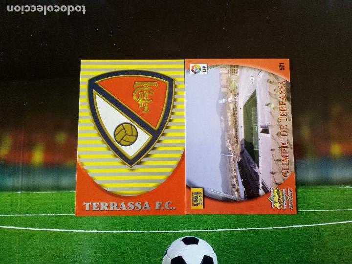 Cromos de F&uacute;tbol: 571 ESCUDO ESTADIO TERRASSA 2&ordf; DIVISION CROMOS FICHAS ALBUM MUNDICROMO LIGA FUTBOL 2002 2003 02 03