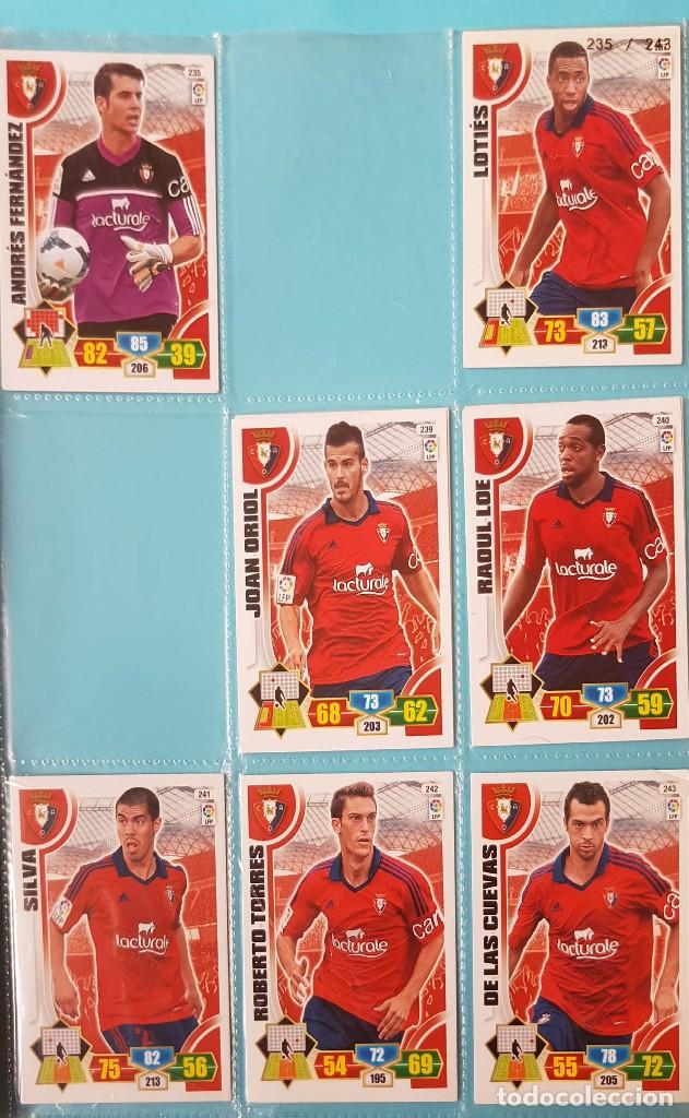 Cromos de f&uacute;tbol: ADRENALYN XL 2013-14 13-14 ROBERTO TORRES OSASUNA