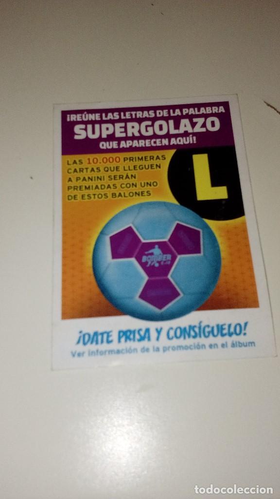Cromos de F&uacute;tbol: CAJ-3218 CROMO SUPERGOLAZO L
