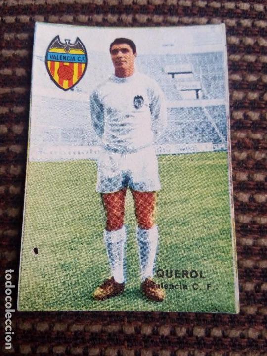Cromos de f&uacute;tbol: Fher 67 68 querol del valencia nunca pegado - Foto 1