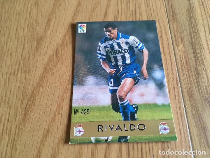 Cromos de f&uacute;tbol: 425- RIVALDO - DEPORTIVO - EL MEJOR 96 97 - MUNDICROMO MC - FICHAS LIGA 1997 1998 97 98