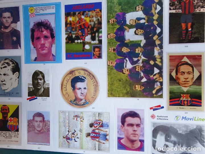 Cromos de F&uacute;tbol: L&Aacute;MINA DE 14 CROMOS PEGATINAS ADHESIVOS DEL F&Uacute;TBOL CLUB BARCELONA. A&Ntilde;O 1998. 58 EL PERI&Oacute;DICO. 102