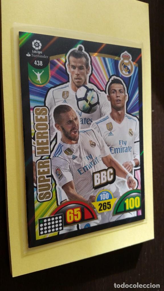 Fu&szlig;ball-Sticker: ADRENALYN XL 2017 17 - 2018 18 N&ordm; 438 BBC - SUPER H&Eacute;ROES