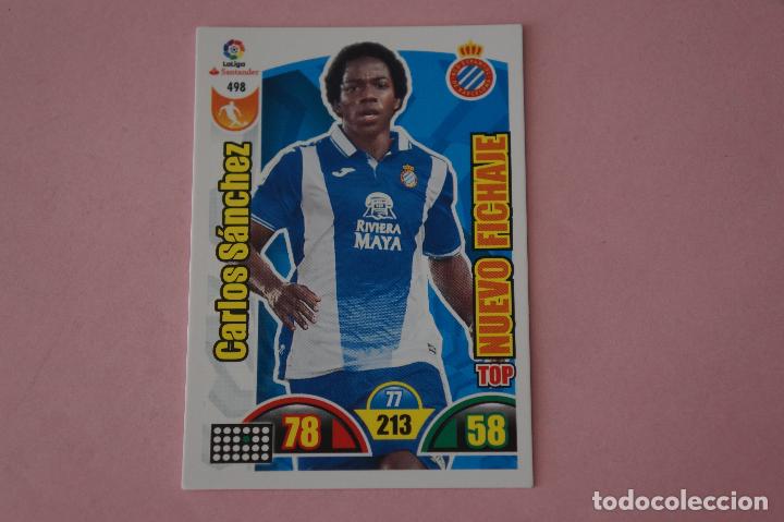 Fu&szlig;ball-Sticker: CROMO CARD DE F&Uacute;TBOL C.S&Aacute;NCHEZ DEL R.C.D.ESPA&Ntilde;OL-ESPANYOL N&ordm; 498 LIGA ADRENALYN XL 2017-2018/17-18