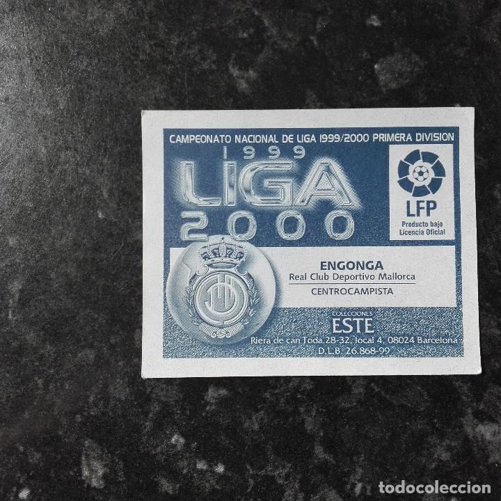 Cromos de f&uacute;tbol: engonga, mallorca, liga 1999 2000 este 99 00 - Foto 2