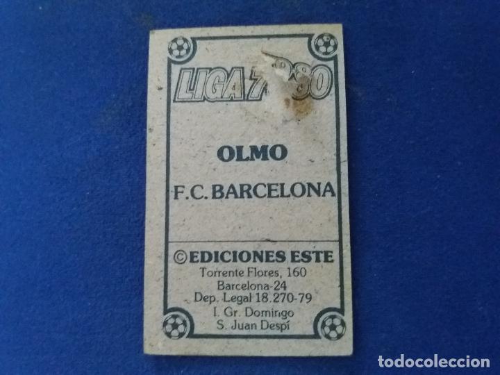 Cromos de f&uacute;tbol: 79/80 ESTE. BARCELONA olmo - Foto 2