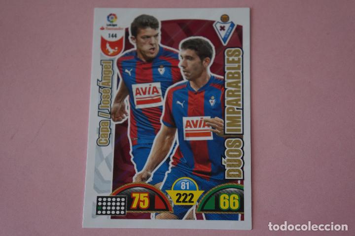Fu&szlig;ball-Sticker: CROMO CARD DE F&Uacute;TBOL D&Uacute;OS IMPARABLES DEL S.D.EIBAR N&ordm; 144 LIGA ADRENALYN XL 2017-2018/17-18