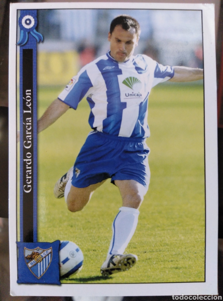 Cromos de f&uacute;tbol: CROMO GERARDO. M&Aacute;LAGA CF - Foto 1