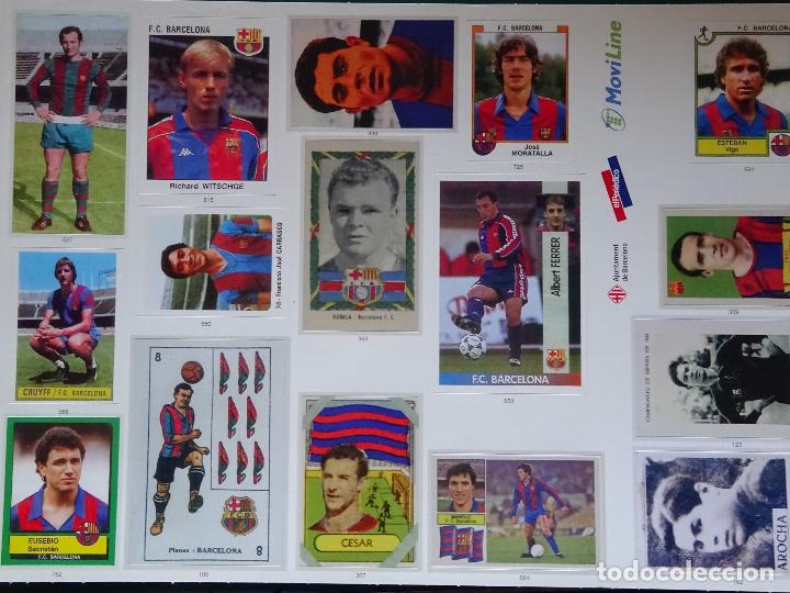 Fu&szlig;ball-Sticker: L&Aacute;MINA DE 16 CROMOS PEGATINAS ADHESIVOS DEL F&Uacute;TBOL CLUB BARCELONA. A&Ntilde;O 1998. 30 EL PERI&Oacute;DICO. 126