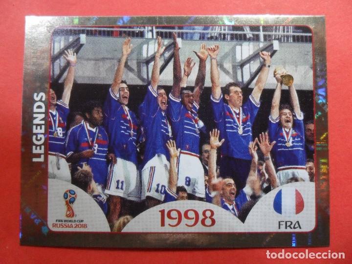 Cromos de F&uacute;tbol: STICKER - FIFA WORLD CUP RUSSIA RUSIA 2018 - 678 LEYENDAS - FRANCIA 1998 - 18 - PANINI
