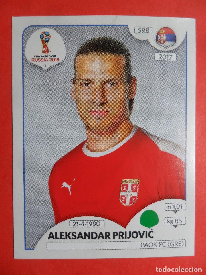 Cromos de F&uacute;tbol: STICKER FIFA WORLD CUP RUSSIA RUSIA 2018 - 431 ALEKSANDAR PRIJOVIC - SERBIA - 18 - PANINI
