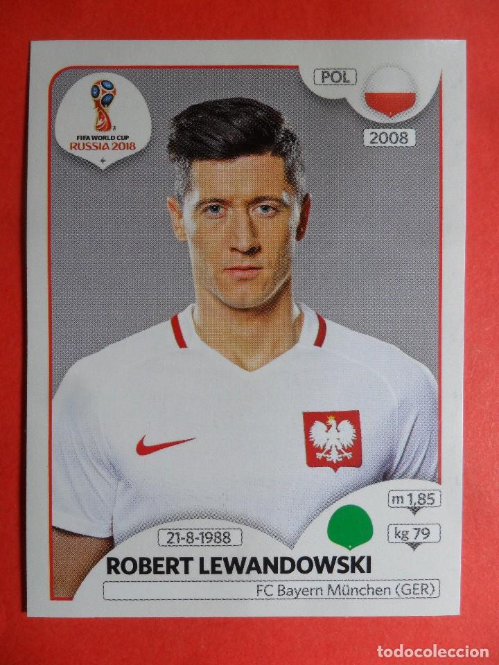 panini 2018 world cup sticker number 609 Robert lewandowski 