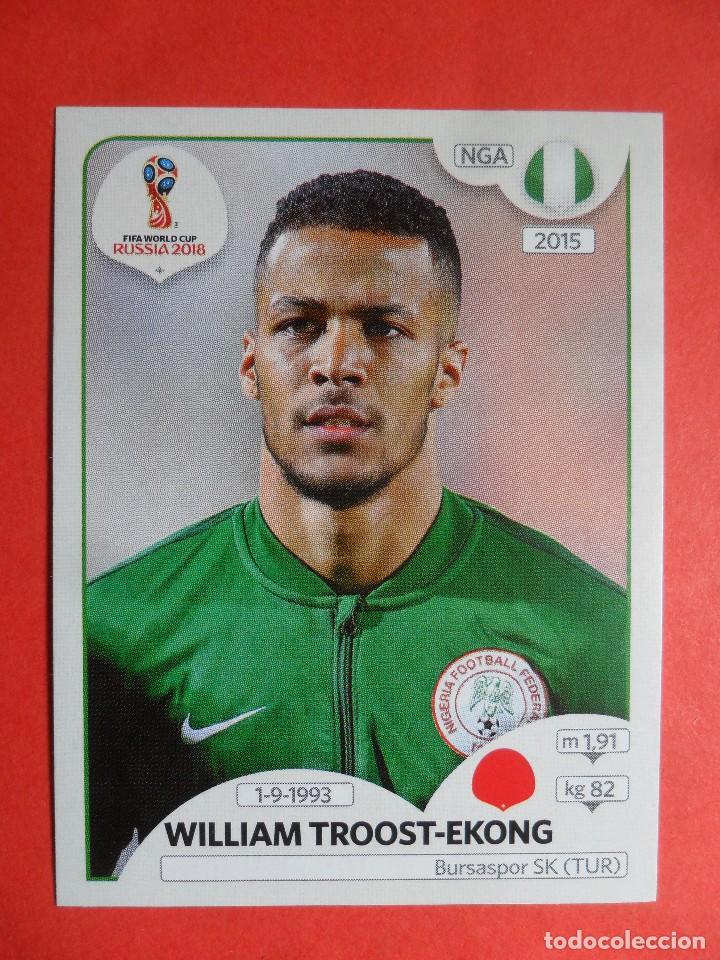 Cromos de f&uacute;tbol: STICKER - FIFA WORLD CUP RUSSIA RUSIA 2018 - 337 WILLIAM TROOST-EKONG - NIGERIA - 18 - PANINI