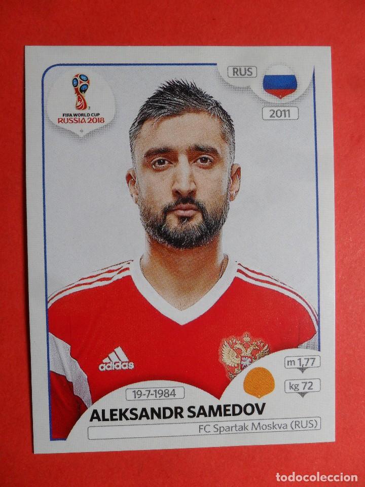 Cromos de F&uacute;tbol: STICKER - FIFA WORLD CUP RUSSIA RUSIA 2018 - 45 ALEKSANDR SAMEDOV - RUSIA - 18 - PANINI