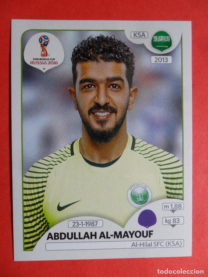 Cromos de F&uacute;tbol: STICKER - FIFA WORLD CUP RUSSIA RUSIA 2018 - 54 ABDULLAH AL-MAYOUF - ARABIA SAUDI - 18 - PANINI