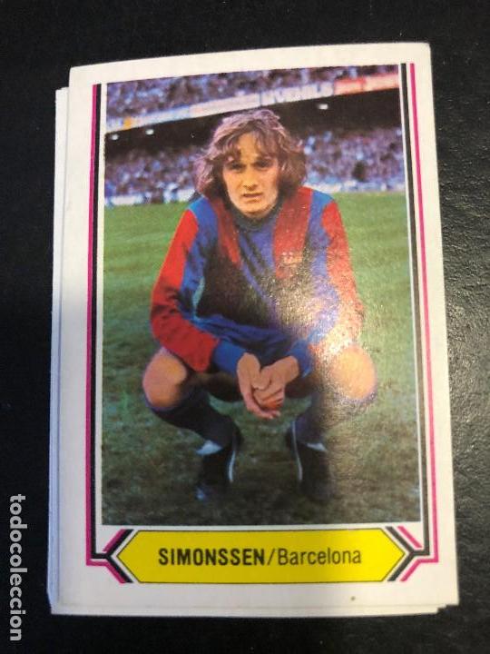 Cromos de f&uacute;tbol: liga 80 81 este barcelona simonssen impecable - Foto 1