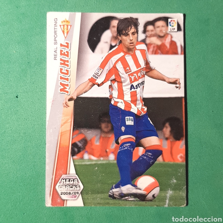 Cromos de f&uacute;tbol: Cromo MEGA CRACKS - SPORTING - N&deg;298 MICHEL - Foto 1