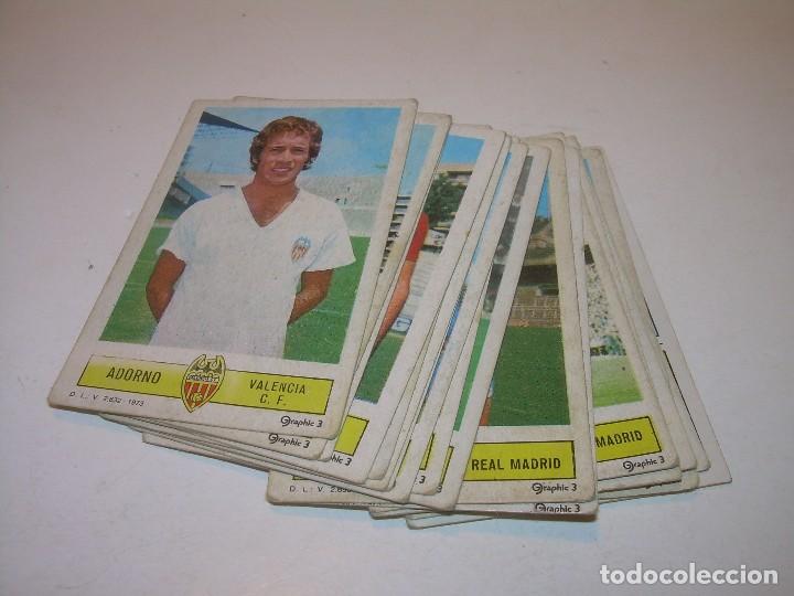 Cromos de f&uacute;tbol: 18 CROMOS A&Ntilde;O 1973....GRAPHIC - 3. - Foto 1