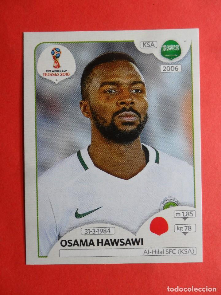 Cromos de F&uacute;tbol: STICKER FIFA WORLD CUP RUSSIA RUSIA 2018 - 55 OSAMA HAWSAWI - ARABIA SAUDI - 18 - PANINI