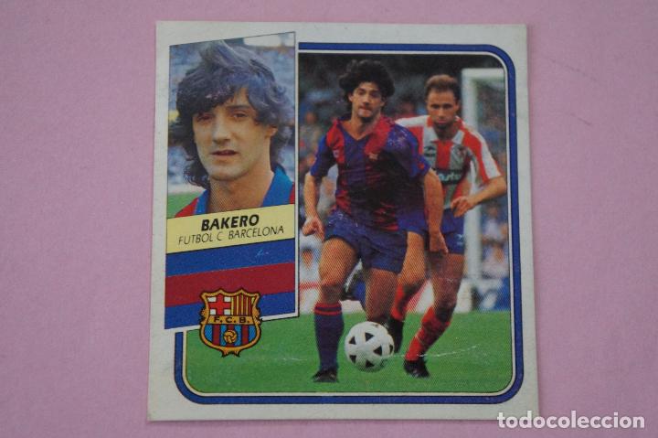 Cromos de f&uacute;tbol: CROMO DE F&Uacute;TBOL DE BAKERO DEL F.C.BARCELONA DESPEGADO LIGA ESTE 1989-1990/89-90