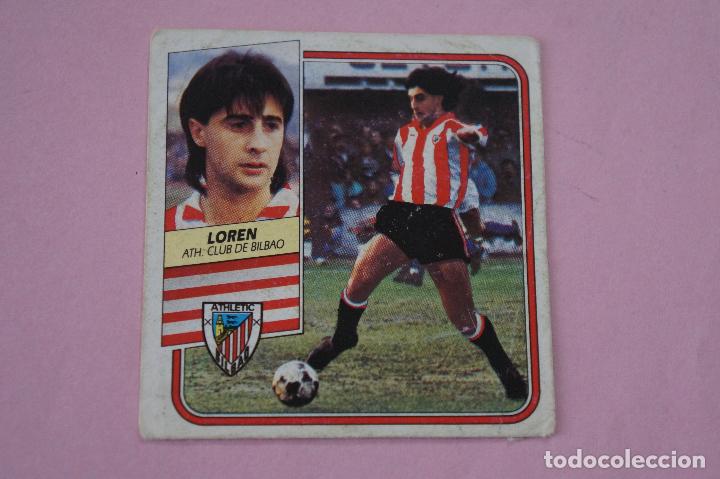 Cromos de f&uacute;tbol: CROMO DE F&Uacute;TBOL DE LOREN DEL ATH. BILBAO BAJA DESPEGADO LIGA ESTE 1989-1990/89-90