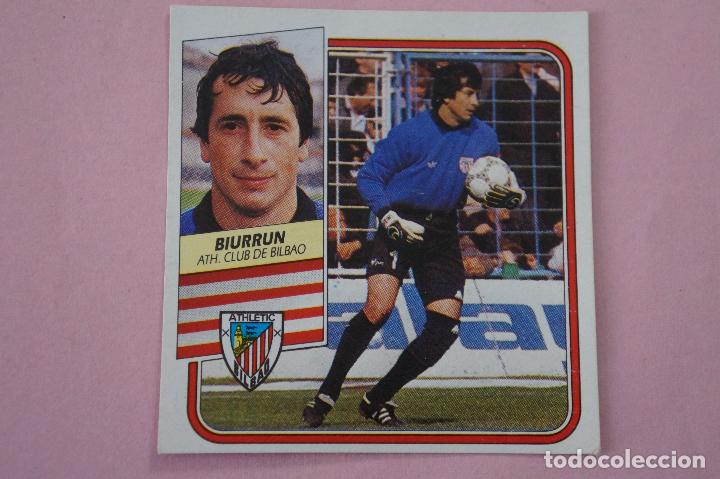 Cromos de f&uacute;tbol: CROMO DE F&Uacute;TBOL DE BIURRUN DEL ATH. BILBAO DESPEGADO LIGA ESTE 1989-1990/89-90