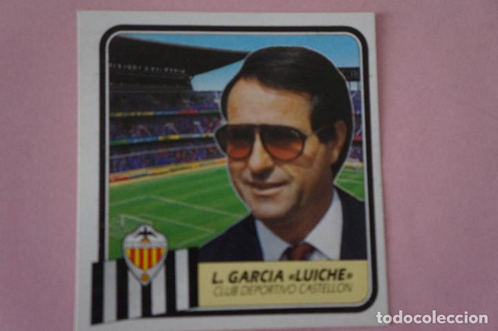 Cromos de f&uacute;tbol: CROMO DE F&Uacute;TBOL DE LUIS GARCIA LUICHE DEL C.D.CASTELL&Oacute;N DESPEGADO LIGA ESTE 1989-1990/89-90