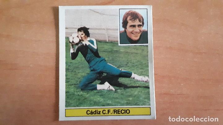 Cromos de f&uacute;tbol: Cromo Recio 81-82 edici&oacute;n Este - Foto 1