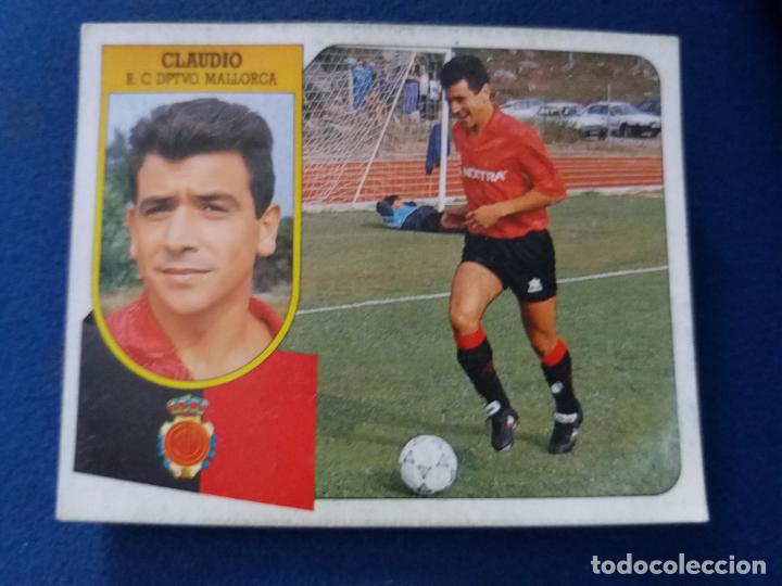 Cromos de f&uacute;tbol: 91/92 ESTE. Baja mallorca CLAUDIO - Foto 1