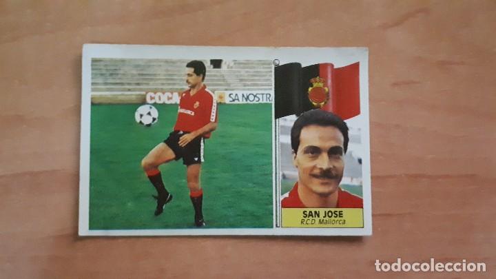 Cromos de f&uacute;tbol: Cromo San Jose 86-87 - Foto 1