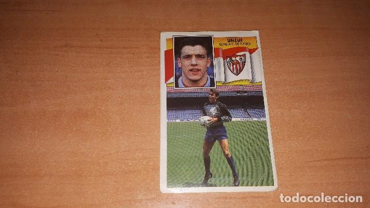 Figurine di Calcio: Cromo Unzue 90-91