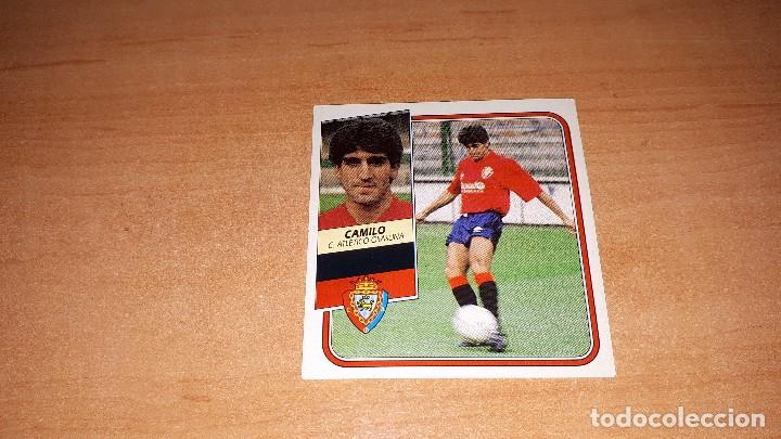 Cromos de F&uacute;tbol: Cromo Camilo 89-90