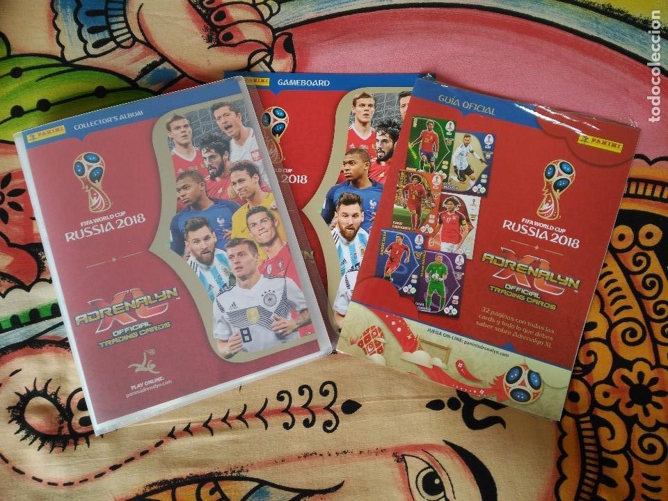 Cromos de f&uacute;tbol: &Aacute;LBUM NUEVO VAC&Iacute;O RUSIA MUNDIAL WORLD FIFA CUP COPA LOTE ADRENALYN 2018 18