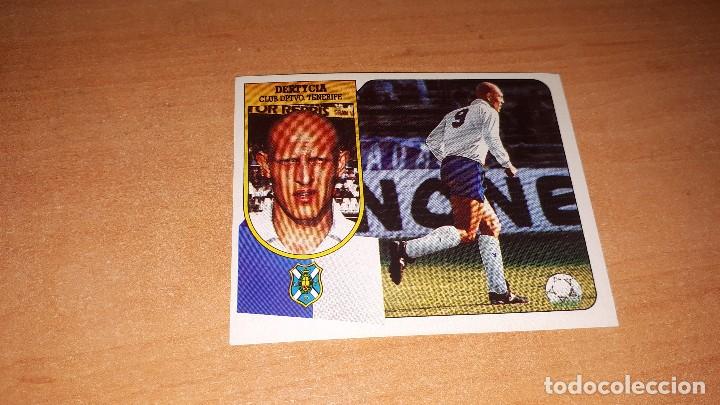 Cromos de F&uacute;tbol: Cromo Dertycia 91-92