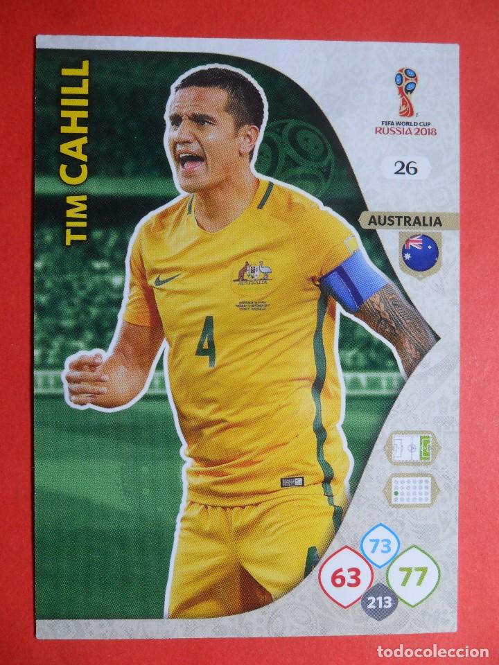 Cartes &agrave; collectionner de Football: ADRENALYN XL FIFA WORLD CUP RUSSIA RUSIA 2018 - 26 - TIM CAHILL - AUSTRALIA - PANINI