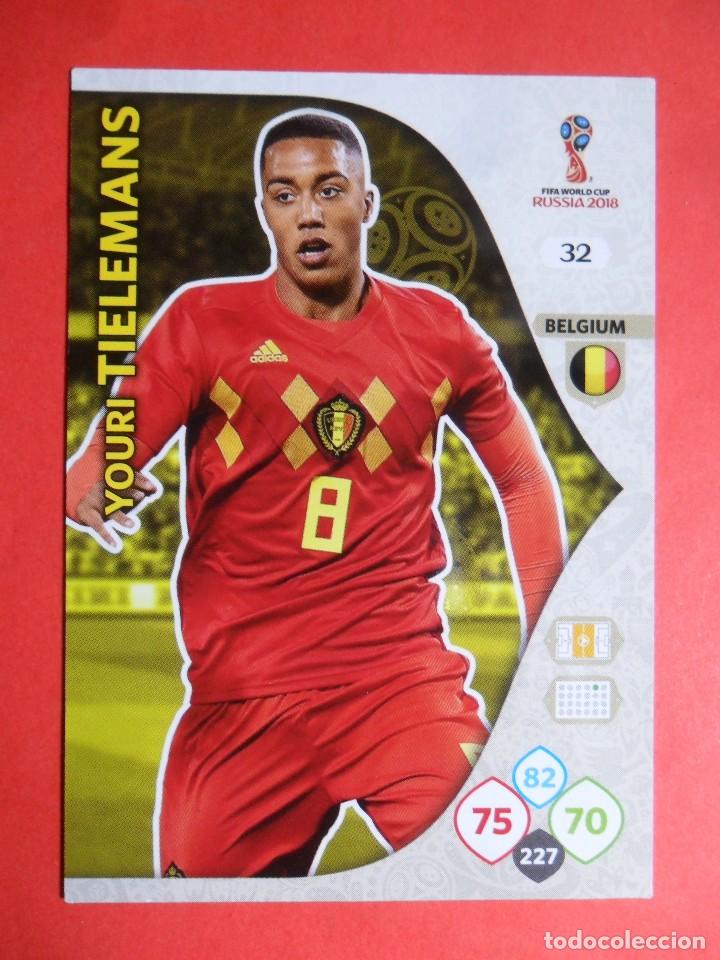 Cromos de F&uacute;tbol: ADRENALYN XL FIFA WORLD CUP RUSSIA RUSIA 2018 - 32 - YOURI TIELEMANS - BELGICA - PANINI