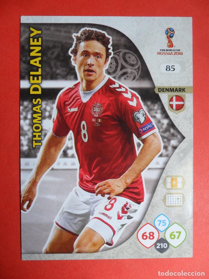 Football Stickers: ADRENALYN XL FIFA WORLD CUP RUSSIA RUSIA 2018 - 85 - THOMAS DELANEY - DINAMARCA - PANINI