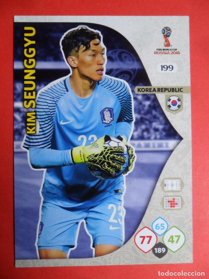 Football Stickers: ADRENALYN XL FIFA WORLD CUP RUSSIA RUSIA 2018 - 199 - KIM SEUNGGYU - COREA - PANINI